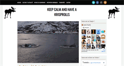 Desktop Screenshot of keep-calm-and-have-a-krisprolls.com
